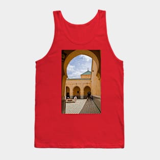 Morocco. Meknes. Mausoleum of Moulay Ismail. Inner courtyard. Tank Top